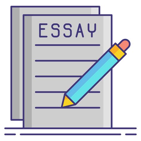 Essay Flaticons Lineal Color Icon