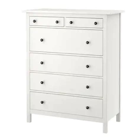 Ikea Hemnes White 6 Drawer Dresser Aptdeco