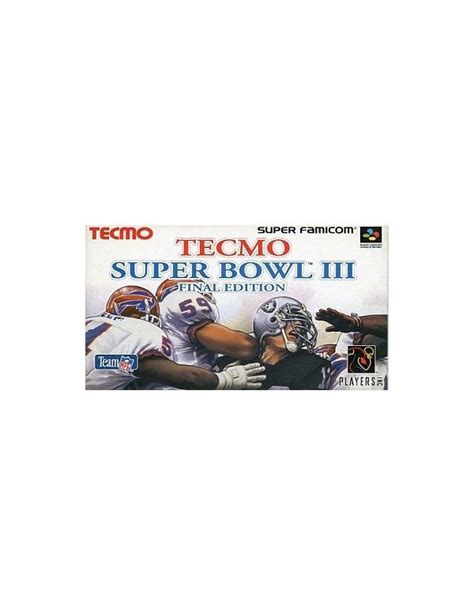 Tecmo Super Bowl Iii Final Edition Tecmo