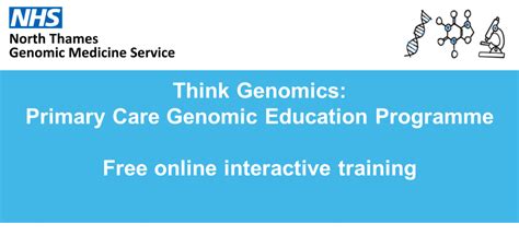 Think Genomics Primary Care Genomic Education Programme North Thames