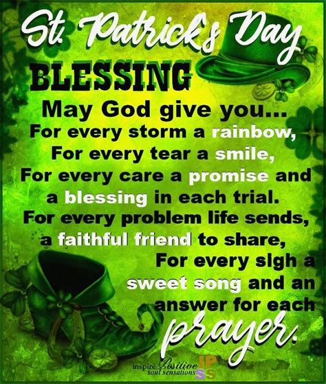 St Patricks Day Blessings Quote St Patricks Day Quotes Happy St