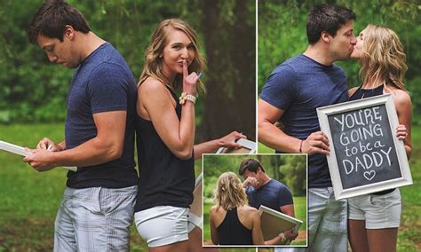 Wife Stages Photoshoot To Surprise Man With News That She Is Pregnant
