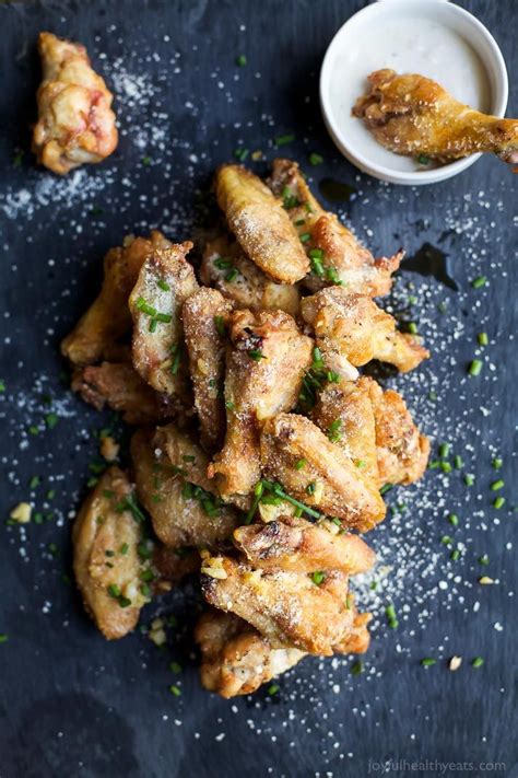 Crispy Baked Garlic Parmesan Chicken Wings | Recipe ...