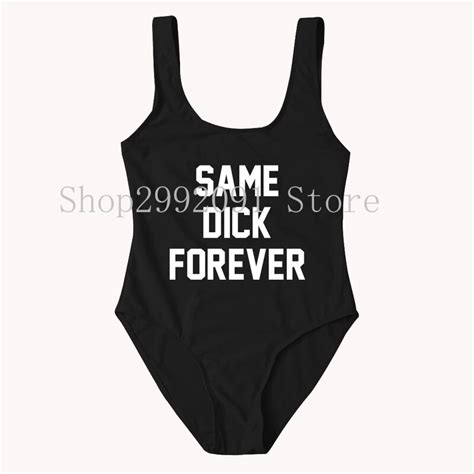 Same Dick Forever Womens Swim Wear Festival Swimsuit Pool Party