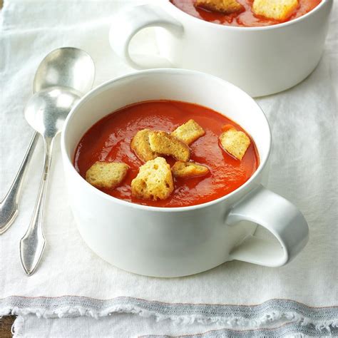Deliciousness is not just how a dish looks, but how it feels. Quick Tomato Soup Recipe: How to Make It | Taste of Home