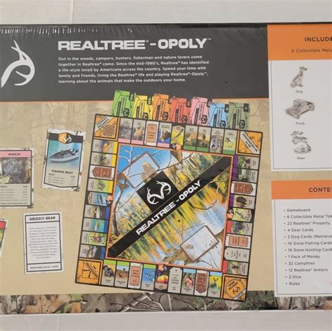 Master Piece Games Masterpieces Realtree Opoly Board Game