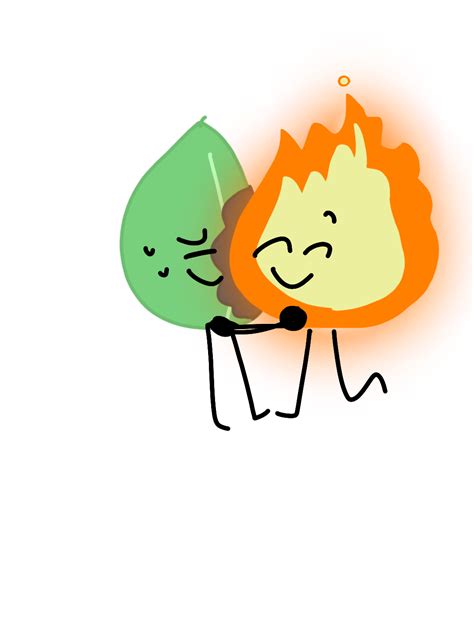 Lazy Firey And Leafy Hug Rbattlefordreamisland