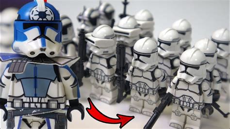 Lego Star Wars Costom Decaled Clone Trooper Lot Blogknakjp