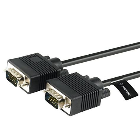 6 Foot Male To Male Vga Cable For Tv Computer Monitor Black Vgasvga