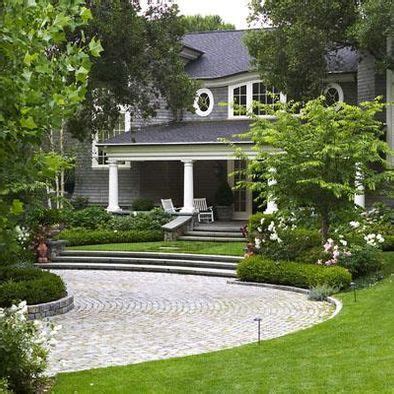 What is the cheapest material for a driveway? Exterior Circular Driveway Design | Driveway design ...
