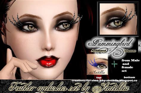 My Sims 3 Blog Feather Eyelashes Set By Sintiklia For Sims 3 By Sintiklia