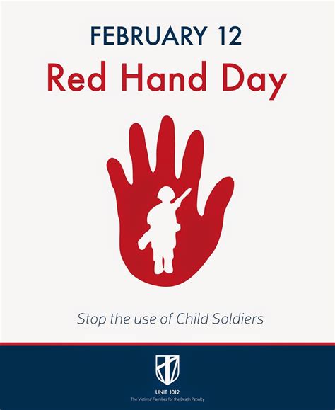 Unit 1012 The Victims Families For The Death Penalty Red Hand Day