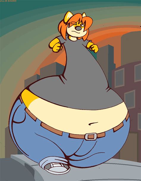 Heavy Bottom Fat Belly Fox Girl By Virus 20 On Deviantart