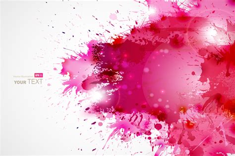 Pink Vector Splash Abstract Background Welovesolo