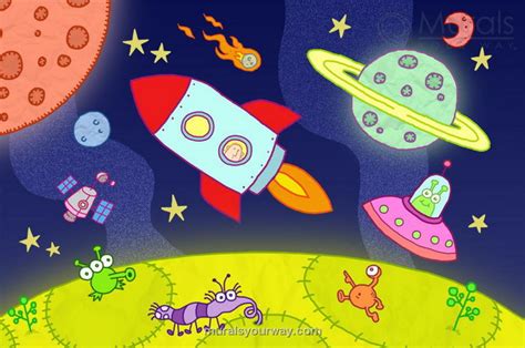 Space Drawing For Kids At Getdrawings Free Download