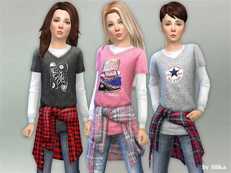 The Sims Resource Kids Fall Clothing Needs Cats And Dogs