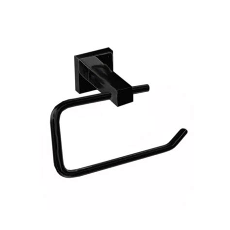 Romano Matt Black Toilet Roll Holder Maculate