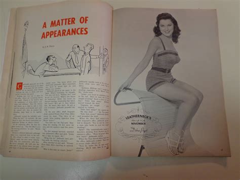 Leatherneck Marine Corps Magazine 1954 Usmc Debra Paget Pin Up Parris