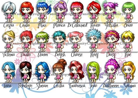 Pin By Whyucrine🦇 On {maplestory Hairstyles} Hair Styles