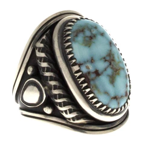 Natural Dry Creek Turquoise Ring R Native American