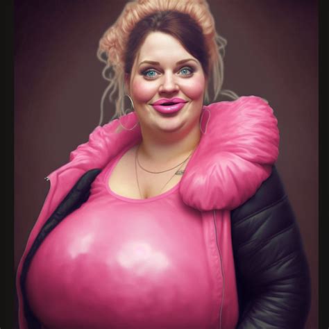 Sukapunch Fat Blonde Beautiful Mother In A Pink Le By Wanktop On Deviantart