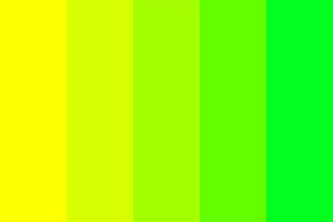Yellow The Green Color Palette