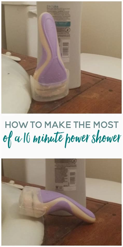 How To Make The Most Of A 10 Minute Power Shower Power Shower Shower Routine Effective Skin