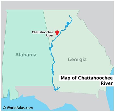 Chattahoochee River Worldatlas