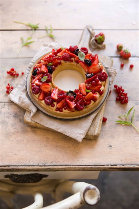 Tarte couronne aux fruits rouges