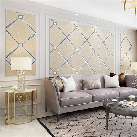 Luxury 3d Wallpaper With Rhinestone Modern Home Decor