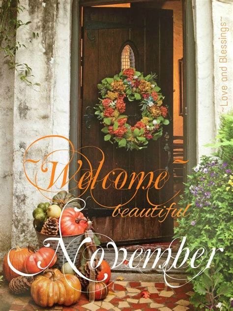63 quotes have been tagged as november: Pin by Greener Acres on DAILY & MONTHLY | Welcome november, Happy november, November quotes