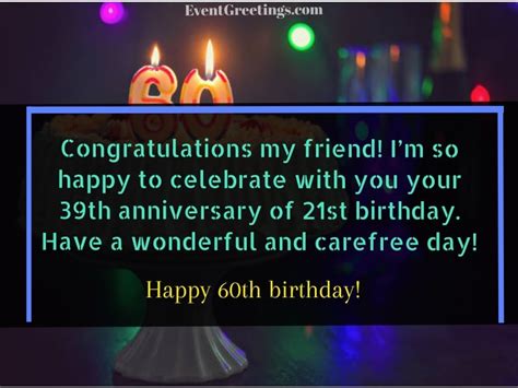 40 Best Happy 60th Birthday Wishes And Quotes For Special