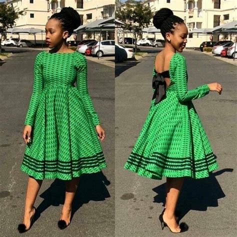 Top South African Shweshwe Dresses For 2019 ⋆ Fashiong4