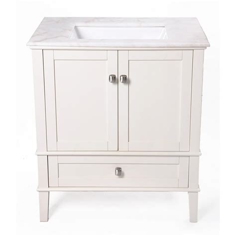 30 inch bathroom vanity top with sink white. Simpli Home™ 30" Chelsea Bathroom Vanity with Marble Top and Sink - 225992, Bath at Sportsman's ...