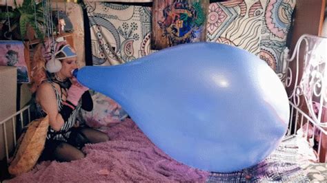 Mariette Btps Blue Indian 30 Balloon 1080p Hyperinflation Clips4sale