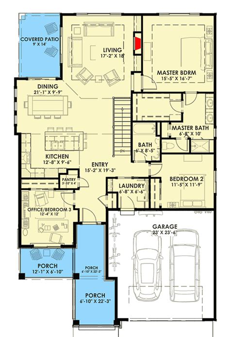 Expandable Bungalow House Plan 64441sc Architectural Designs