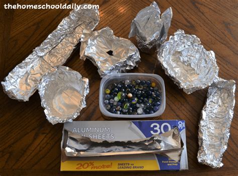 Simple Stem Aluminum Foil Boats The Homeschool Daily