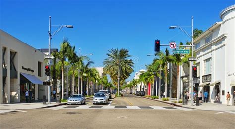 Rodeo Drive Beverly Hills United States Editorial Stock Photo Image