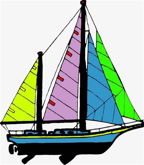 This free mockup uses smart object layers. Colored Sailing Ship, Ship Clipart, Sail, Sailboat PNG ...