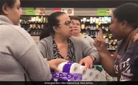 Watch Women Fight Over Toilet Paper At Australia Supermarket Amid