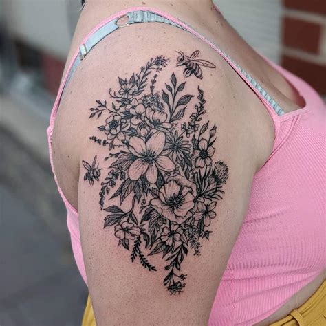Wildflower Tattoo Ideas Top 51 Best Wildflower Tattoo Ideas