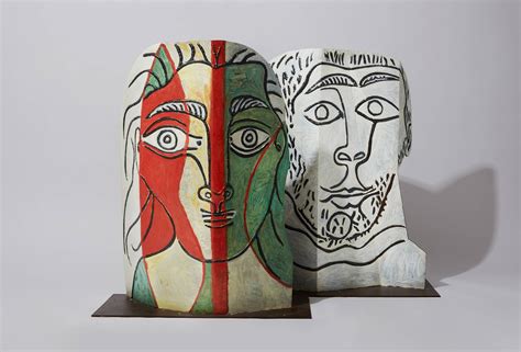 Marc Lebouc President Of Galerie De Linstitut On Picasso Sculptures