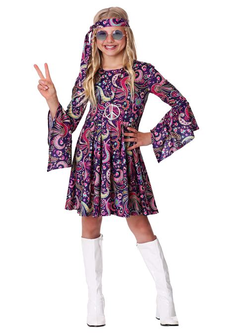 girl s woodstock hippie costume