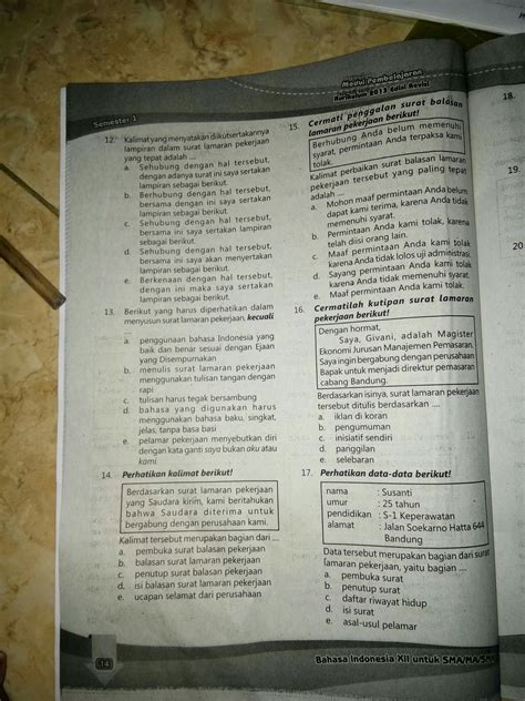 Contoh surat lamaran kerja bahasa inggris ii. tolong bantu saya lagi - Brainly.co.id