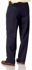 Izod Men 39 S Big And Pleated Extended Twill Pant Navy Navy Size
