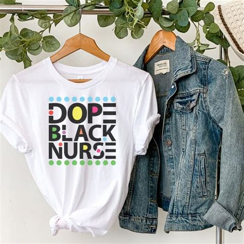 Dope Black Nurse Shirt Black Nurse Ts Black Nurses Etsy