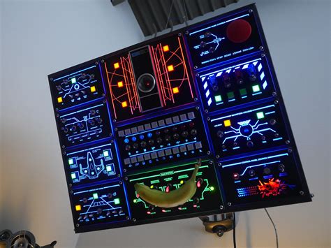 I Built A Fully Functional Overhead Control Panel For My Computer Rdiy