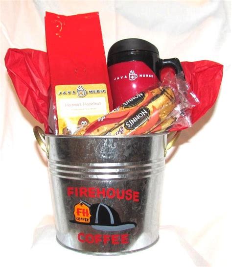 Pin By Issy Garcia On I Love My Coffe Coffee Gift Basket Firefighter Gifts Coffee Gift Baskets