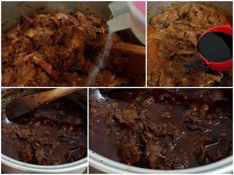 Resep ini diharapkan mampu membantu ibu dirumah dan dapat. Resipi Daging Rendang Hitam - Resepi Bergambar