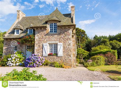French Brittany Typical House Royalty Free Stock Photo - Image: 33003435